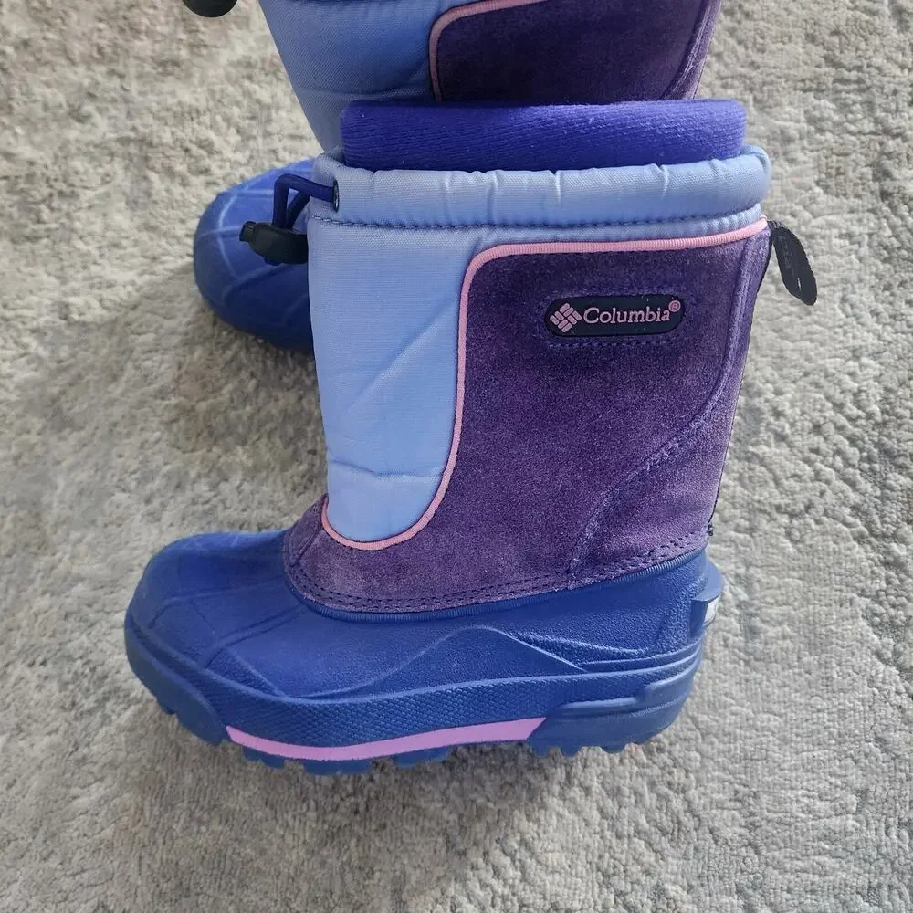 Columbia Kids Purple and Blue Snow Boots